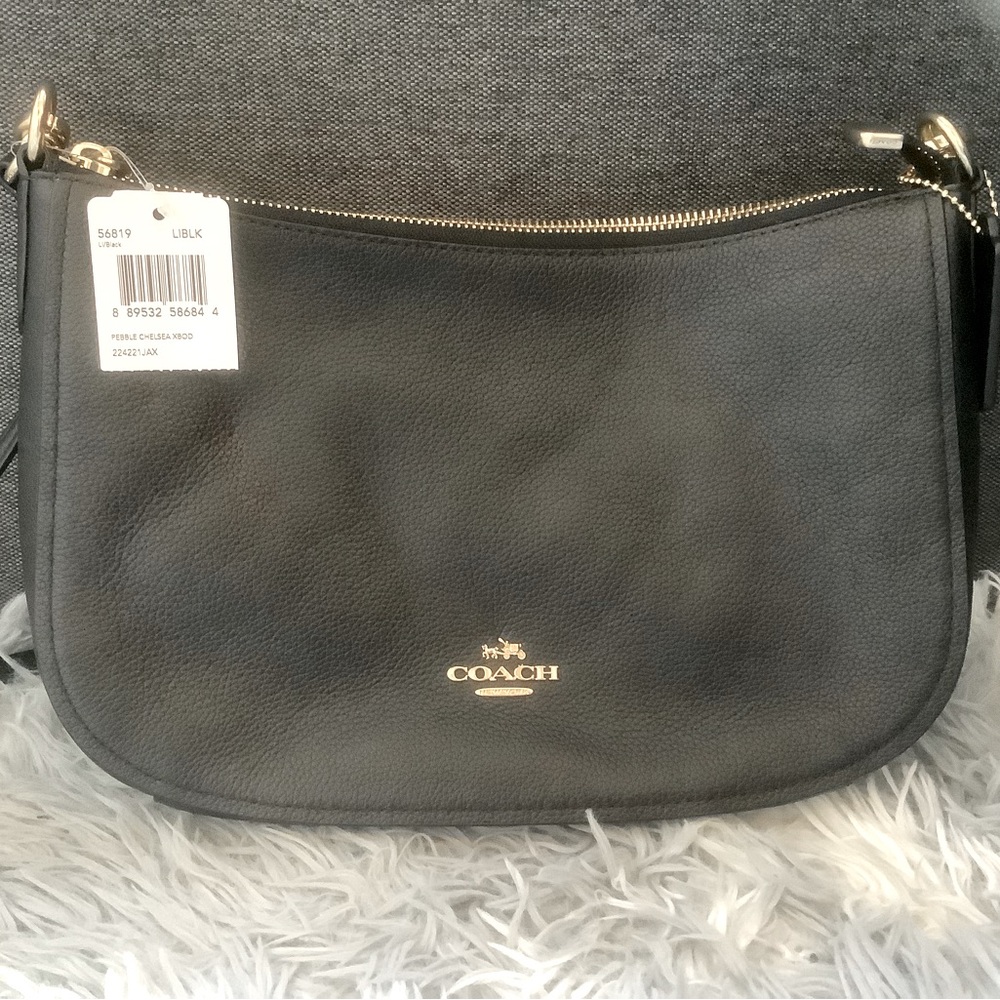 Coach purse, pebble Chelsea, crossbody